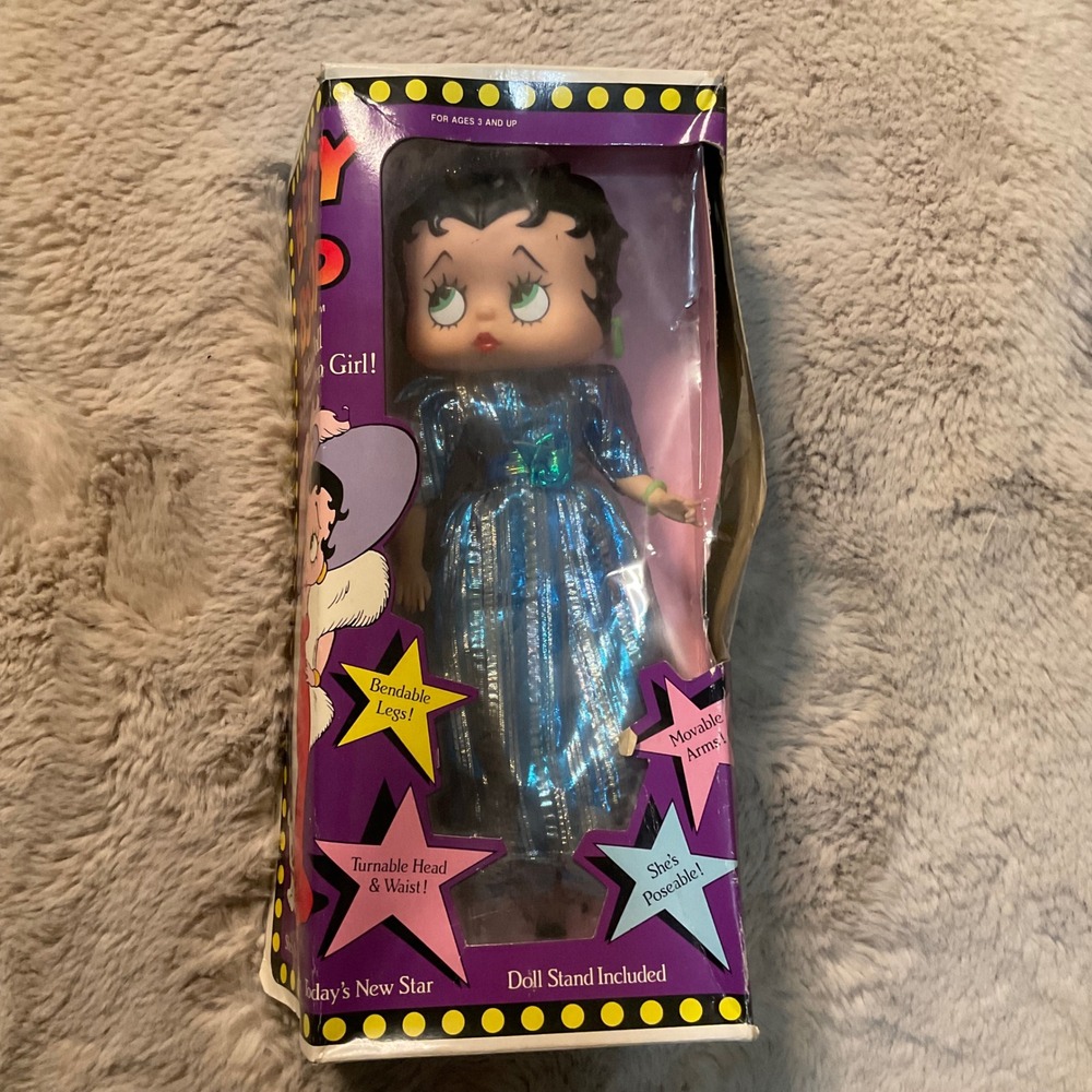 Marty Toy 1986 Betty Boop Fashion‎ Doll Boop-oop-a-doop Girl With Box Collector